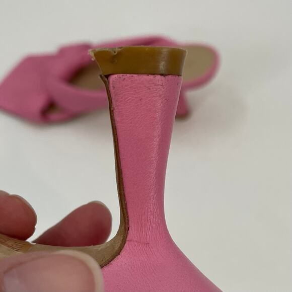 Stuart Weitzman 9 Playa Knot Sandal Pink - Picture 7 of 9